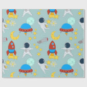 宇宙宇宙飛行士 ラッピングペーパー (フラット)