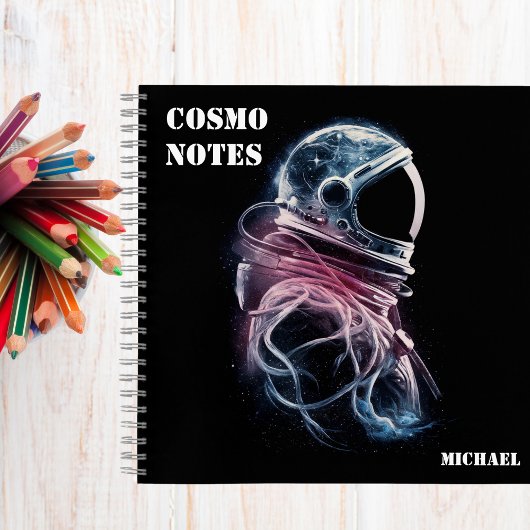 宇宙宇宙飛行士、天文学、並カスタムぶ宇宙飛行士 ノートブック