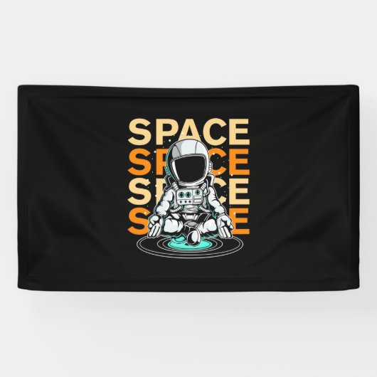 宇宙宇宙飛行士 横断幕 (横)