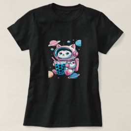 宇宙宇宙飛行士Anime Girl T-Shirt – かわいいクロップ Tシャツ