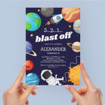 宇宙宇宙飛行士Any Age Birthday Party