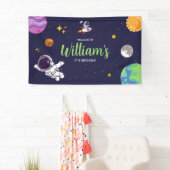 宇宙宇宙飛行士Any Age Birthday Party 横断幕 (インサイチュ)