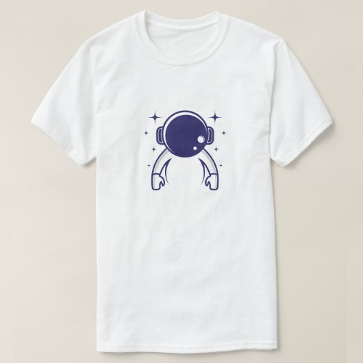 宇宙宇宙飛行士Tシャツ Tシャツ (デザイン正面)