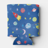 宇宙宇宙UFO PLanet水の色パターン 缶クーラー (裏面)