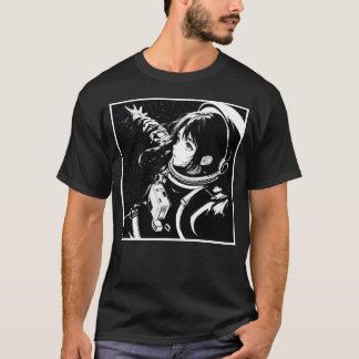 宇宙少女アニメTシャツ Tシャツ