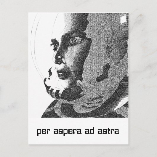 宇宙少女 ポストカード (正面)