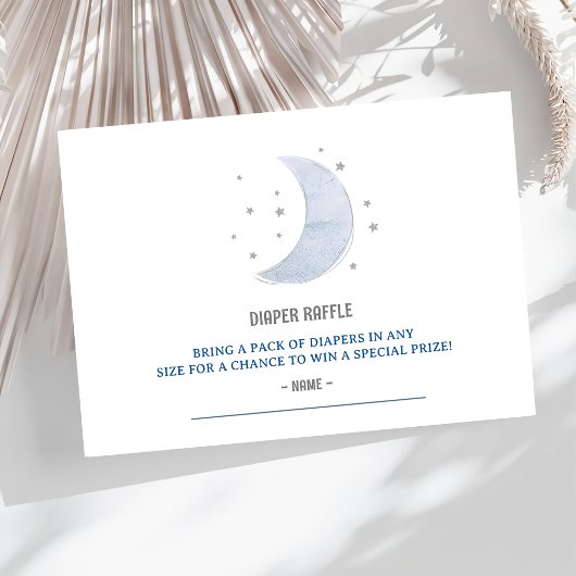宇宙少年ベビーシャワーおむつくじチケット エンクロージャーカード