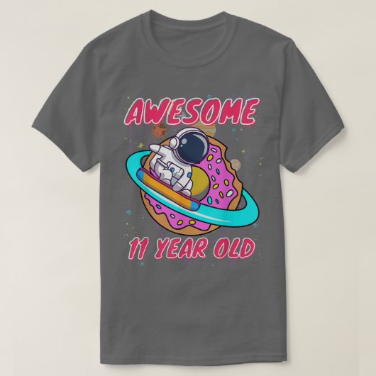 宇宙少年素晴らし生後11歳 Tシャツ (デザイン正面)