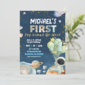 宇宙少年 初めての太陽一周 誕生日招待状 招待状 (スタンド正面)