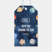 宇宙少年 誕生日おめでとう 10回目の太陽一周 ギフトタグ (裏面)