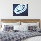 宇宙局 キャンバスプリント (インサイチュ (寝室))