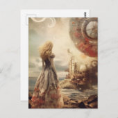 宇宙島の別の惑星 ポストカード (正面/裏面)