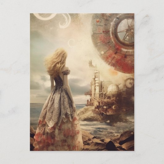 宇宙島の別の惑星 ポストカード (正面)