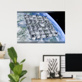 宇宙市 ポスター (ホームオフィス)