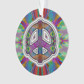 宇宙平和サイン オーナメント (正面)