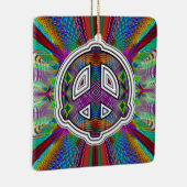 宇宙平和サイン セラミックオーナメント (右)