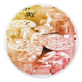 宇宙年齢パターン セラミックノブ (正面)