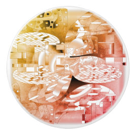 宇宙年齢パターン セラミックノブ