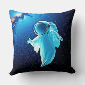 宇宙幽霊宇宙デザイン クッション (裏面)