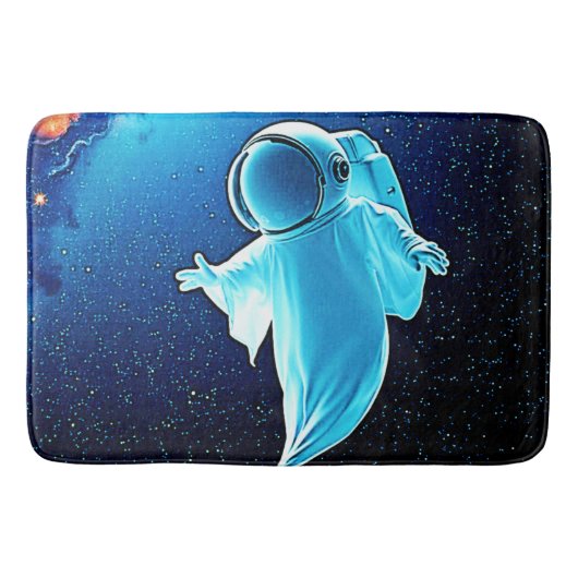 宇宙幽霊宇宙デザイン バスマット (正面)