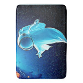 宇宙幽霊宇宙デザイン バスマット (正面縦)