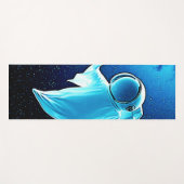 宇宙幽霊宇宙デザイン ヨガマット (正面(横))