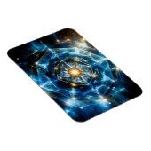 宇宙幾何学曼荼羅スター宇宙アブストラクト マグネット (右側)