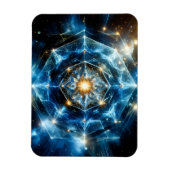 宇宙幾何学曼荼羅スター宇宙アブストラクト マグネット (縦)