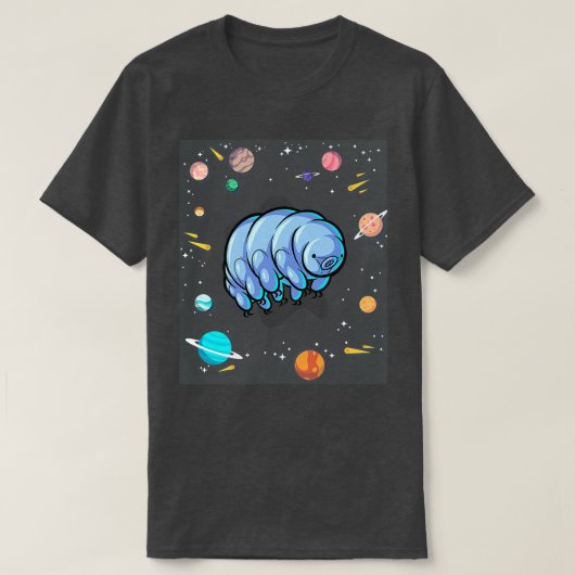 宇宙微生物学者科学プレミアム Tシャツ (デザイン正面)