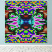 宇宙心の包まれたキャンバス キャンバスプリント (インサイチュ (ウッドフロア))