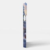 宇宙心地よい:ウルトラ居心地の良い冬の森のクリスマス iPhoneケース (右側面)