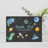 宇宙恐竜銀河系サンキューカード サンキューカード (スタンド正面)