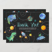 宇宙恐竜銀河系サンキューカード サンキューカード (正面/裏面)