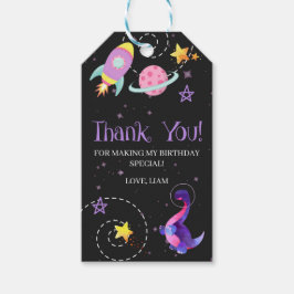 宇宙恐竜銀河系誕生日賛成 ギフトタグ