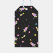 宇宙恐竜銀河系誕生日賛成 ギフトタグ (裏面)