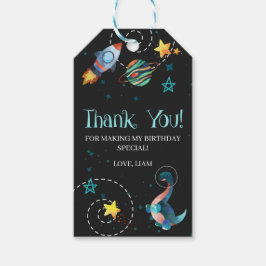 宇宙恐竜銀河系誕生日賛成 ギフトタグ