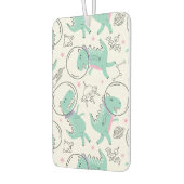 宇宙恐竜、かわいい恐竜、宇宙船、星 カーエアーフレッシュナー (左)