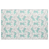 宇宙恐竜、かわいい恐竜、宇宙船、星 ファブリック (ファットクウォーター)