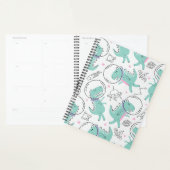 宇宙恐竜、かわいい恐竜、宇宙船、星 プランナー手帳 (ディスプレー)