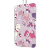 宇宙恐竜、かわいい恐竜、星、宇宙船 カーエアーフレッシュナー (左)