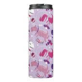 宇宙恐竜、かわいい恐竜、星、宇宙船 タンブラー (裏面)