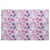 宇宙恐竜、かわいい恐竜、星、宇宙船 ファブリック (ファットクウォーター)