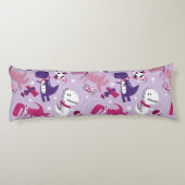 宇宙恐竜、かわいい恐竜、星、宇宙船 ボディピロー (裏面)