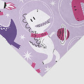 宇宙恐竜、かわいい恐竜、星、宇宙船 薄葉紙 (詳細)