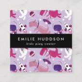 宇宙恐竜、キッズセ遊ン、アクティビティセンター スクエア名刺 (正面)