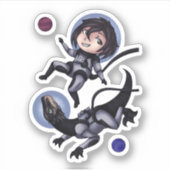 宇宙恐竜 シール (正面)