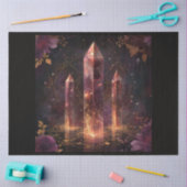 宇宙惑星と結晶シリーズデザイン3 薄葉紙 (クラフト)