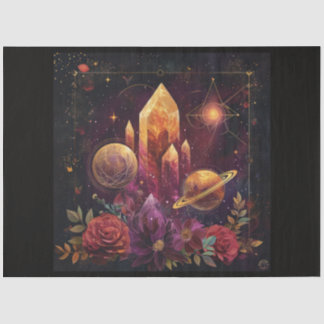 宇宙惑星と結晶シリーズデザイン5 薄葉紙