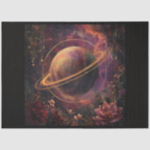 宇宙惑星と結晶シリーズデザイン6 薄葉紙 (正面)