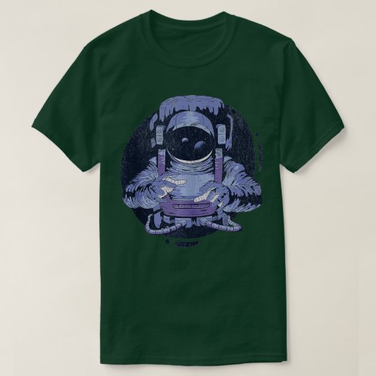 宇宙惑星クール宇宙宇宙飛行士 Tシャツ (デザイン正面)